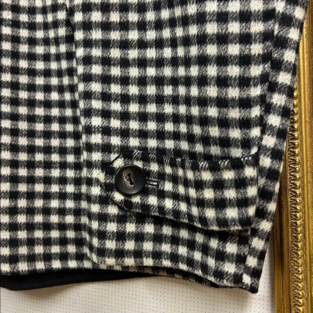 ZARA Women’s Check Wool-Blend Jacket • NWOT • Size S - Picture 3 of 7